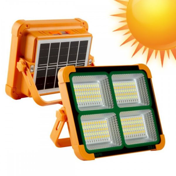 15000 MAH SOLOR POWER BANK WITH 200W LED Solar Work Light with 4 Modes, Waterproof Portable Solar Power Outdoor Working Light