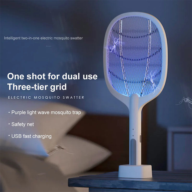 3 IN 1 LED MOSQUITO KILLER RACKET