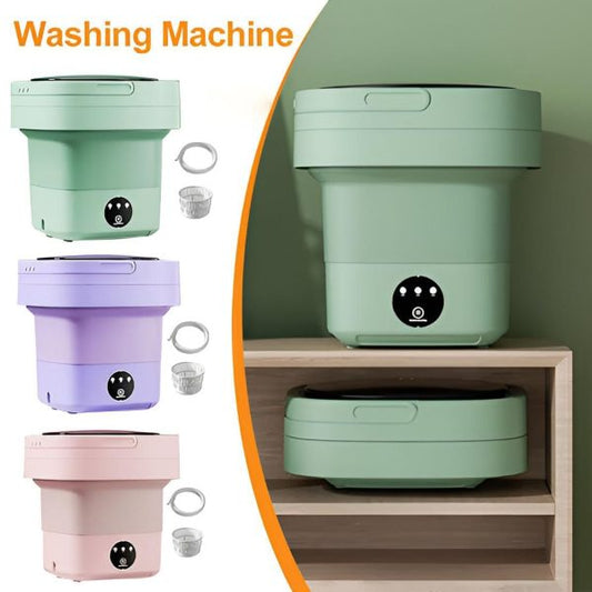 8 litter  Portable Foldable Washing Machine Basket Random Color