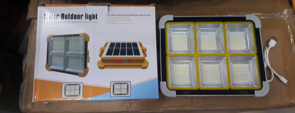 15000 MAH SOLOR POWER BANK WITH 200W LED Solar Work Light with 4 Modes, Waterproof Portable Solar Power Outdoor Working Light